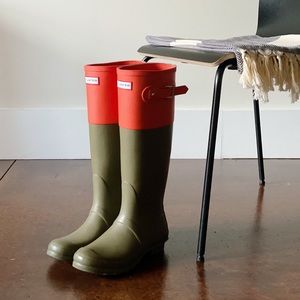 New Matte Hunter Original Tall Rain Boot Size 8